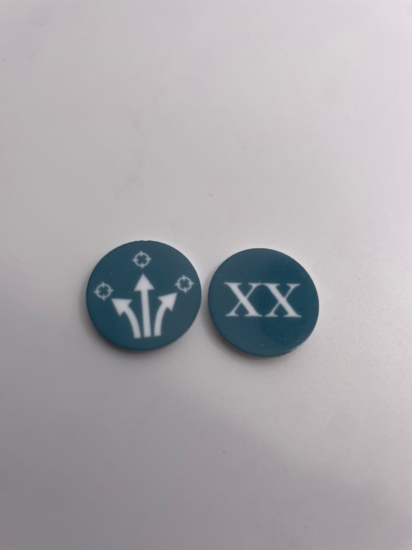 'Pick and choose 20' order tokens with matching backing