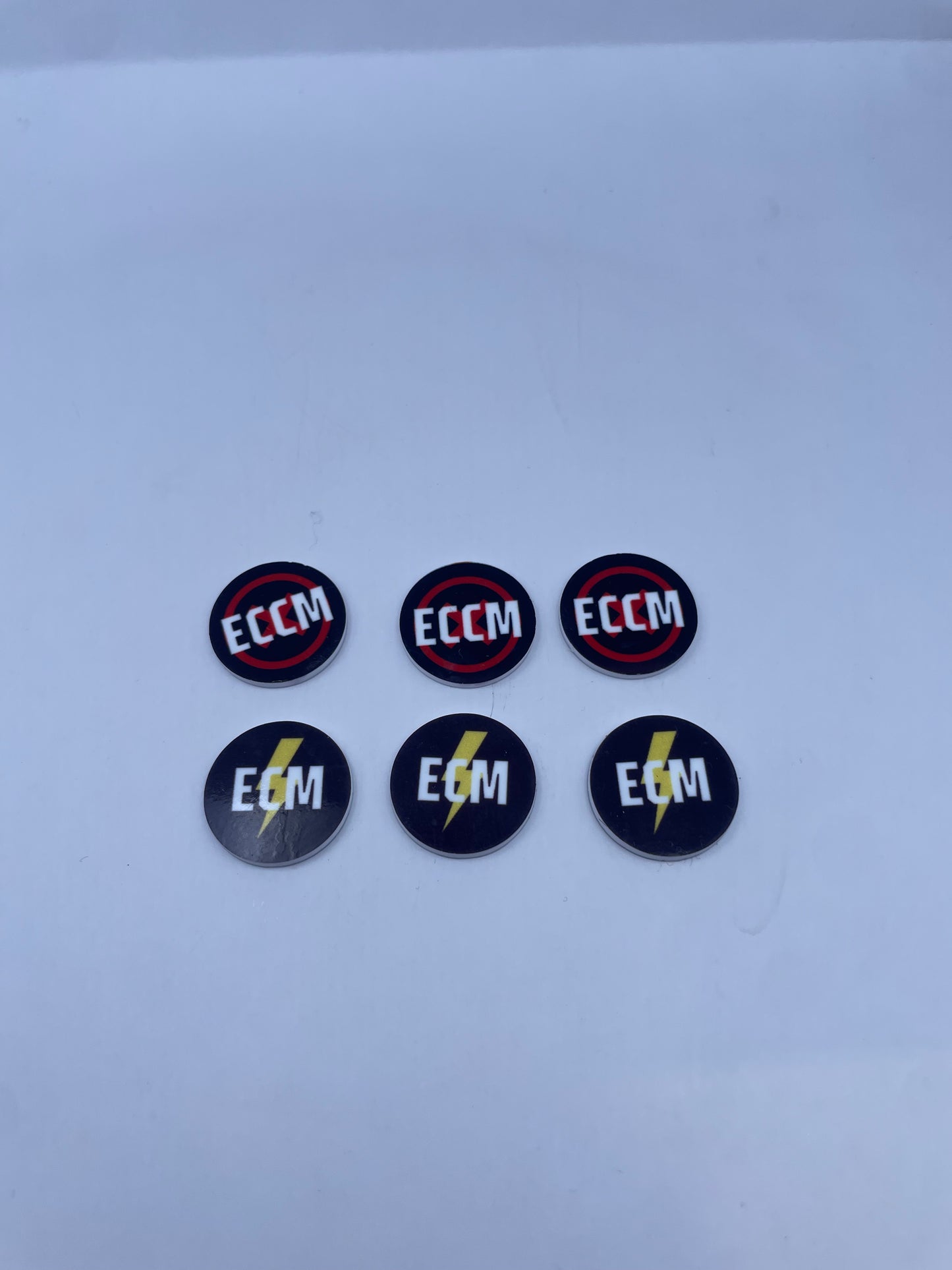 6 ECM/ECCM Double sided tokens